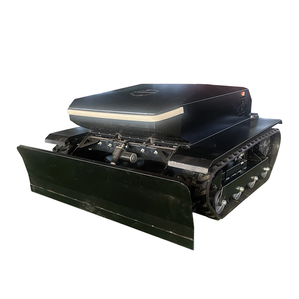 Factory Supply Small Remote Control Crawler Mower Mini Grass Cutter Gasoline Engine Lawn Mower
