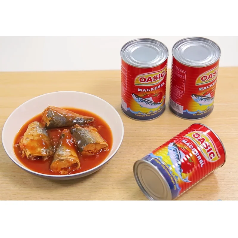 Wholesales High Quality Canned Mackerel in Tomato Sauce 425g Fish