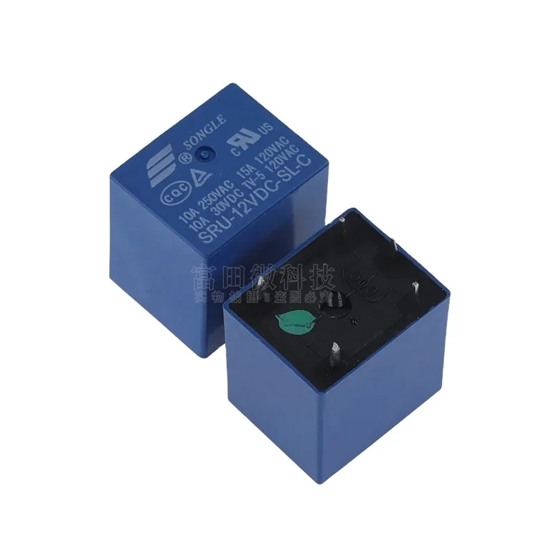 Mini Power Relay Relais New Original SONGLE Power Relay SRU-12VDC-SL-C 5PIN 15A 250VAC relay gps tracker