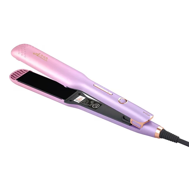 Private Label 500 Degree Hair Straightener 450 Degrees Hair Curler and Flat Iron With Packaging Box