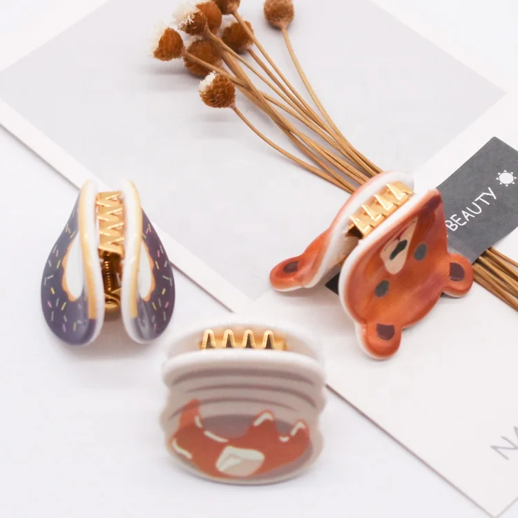 Kids hair accessories cute animals cartoon mini hair claw clips