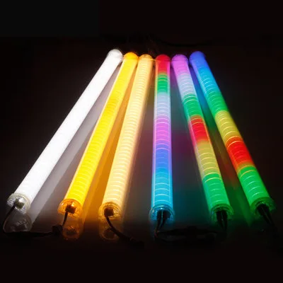 Waterproof Ip66 Dmx Tube Outdoor Led Digital Tube 14W Rgb Tube Light Wall Washer Light For Facade Light Dc24V 12V