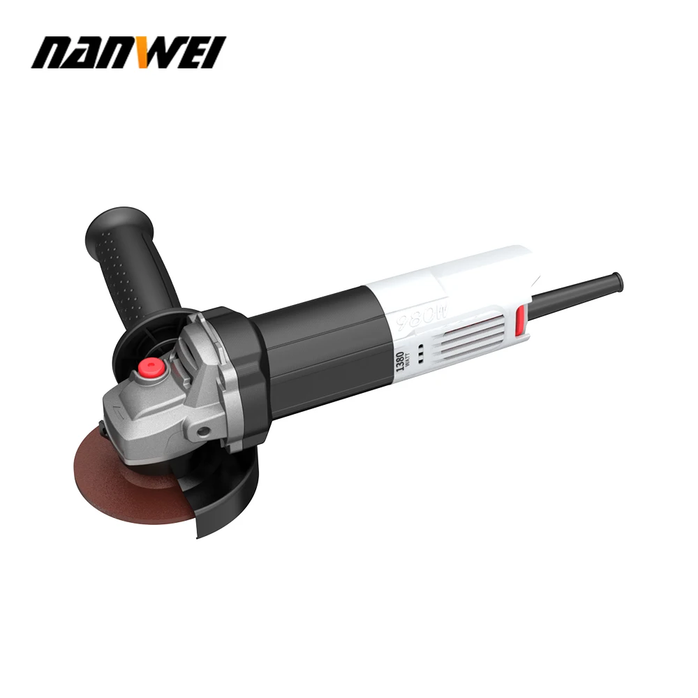 NANWEI Power Tools AC Angle Grinding Machine Cable length 1.9 meters Grinder With Cord Handheld Lightweight