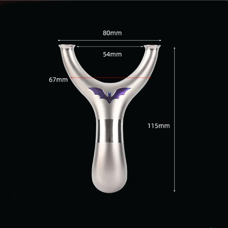 New TC21 Titanium Alloy Slingshot Flat Leather Slingshot Mirror Face Flying Tiger Outdoor Shooting Competitive Hunting