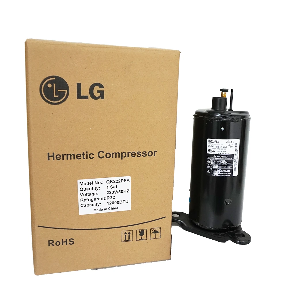 LG Original New 12000BTU QKS208HMA Rotary compressor for air Conditioner with Separate Carton in Stock