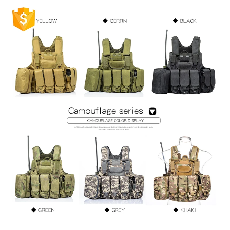 
Manufacturer Wholesale Quick Release Combat Protective Army Green Military Men Tactical Vest For Sale 