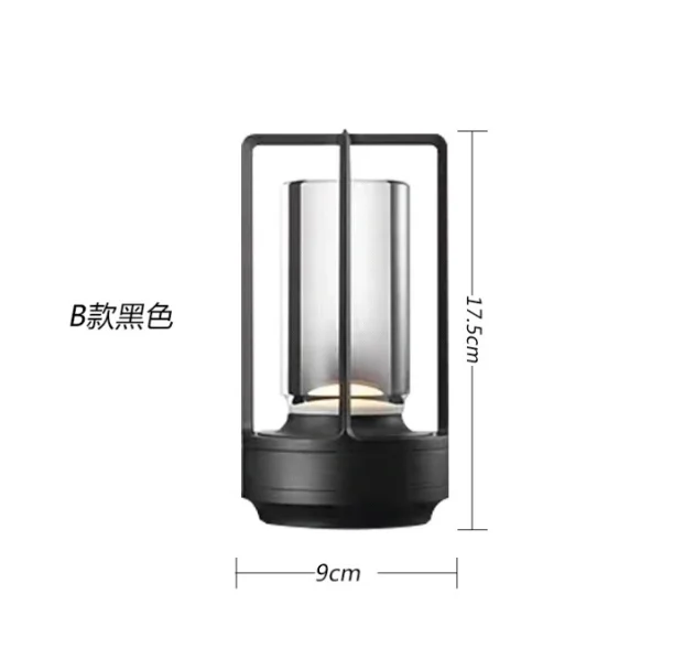 SFT High Quality Lighting Led Desk Table Lamp Style Shade Crystal Living Room Bedroom Bedside Glass Industry Modern Battery 12