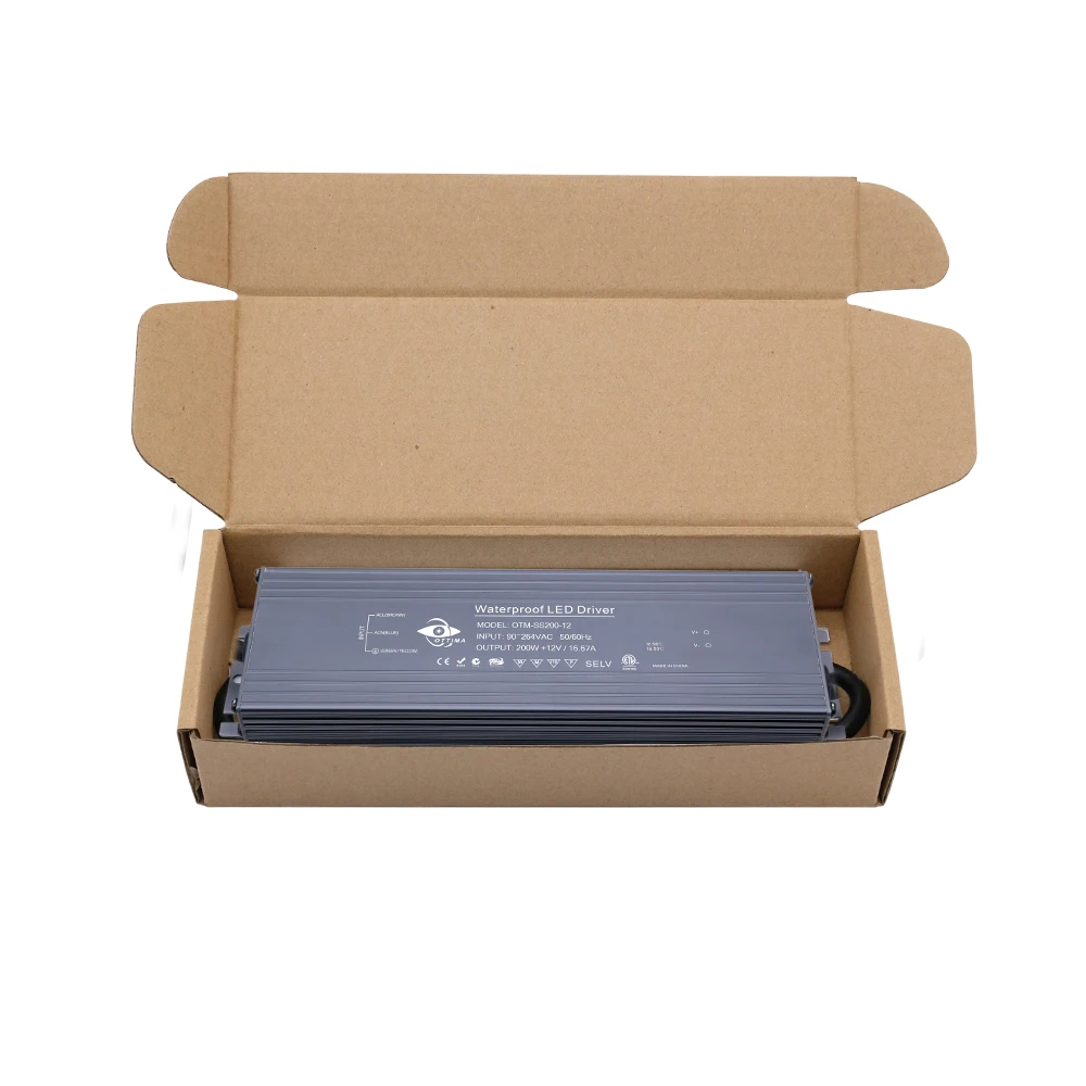 Waterproof Lighting Transformers AC 220V To DC 12 V 24V LED Driver Power Adapter 600W Waterproof 12V Power Supply