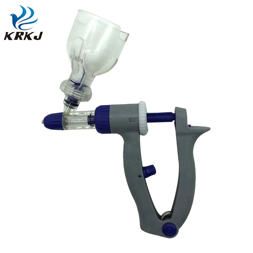 Шприцевой пистолет KD130 стальной шприц с постоянным креплением для бутылок объемом 2 куб. См регулируемый впрыска