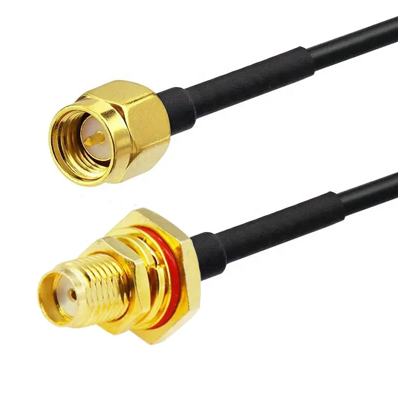 Sma Female To Umrf Male Optical Cable Rg58/50-3 Rg58 Sma Cable Ip67 Waterproof