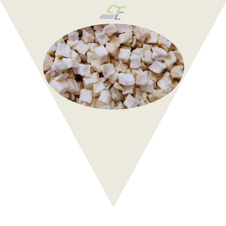 China Wholesale Immunity Enhancement Dried Apple Cubes Pet Dehydrate Food Ingredients Dried Fruits