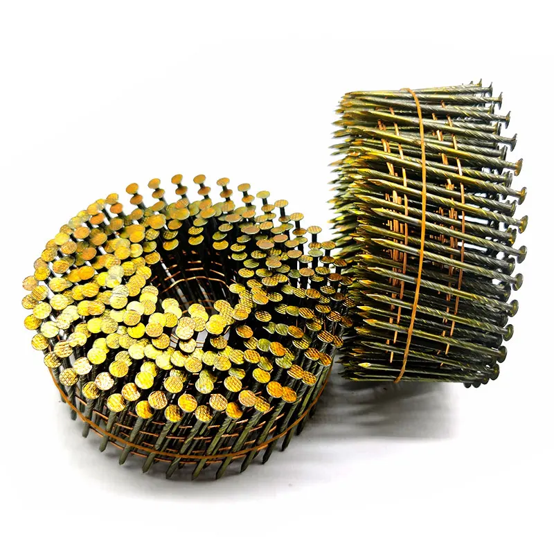 Hot Selling Bulk Coil Nails For Pallets With Good Quality For CN55 CN90 pneumatic tool 2.5x50