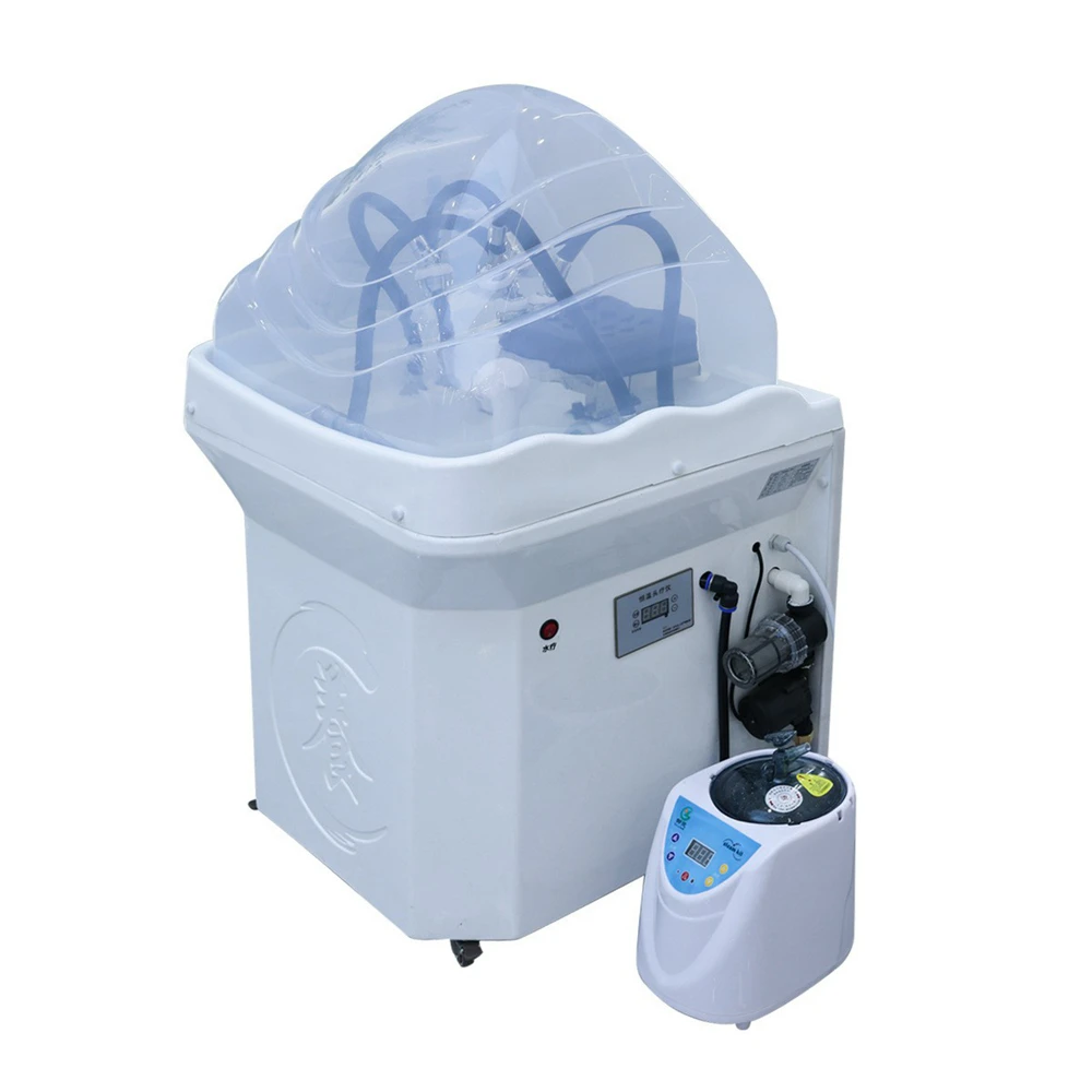 Beauty Salon Furniture Shampoo Bowls Sink and Head Massage Machine Chairs Removable Water Storage Shampoo Basin with Water Tank