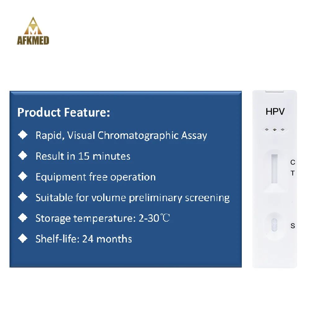Wholesale Price High Quality One Step Home Use Brand New CE Certificate HPV Test Rapid Test Kit