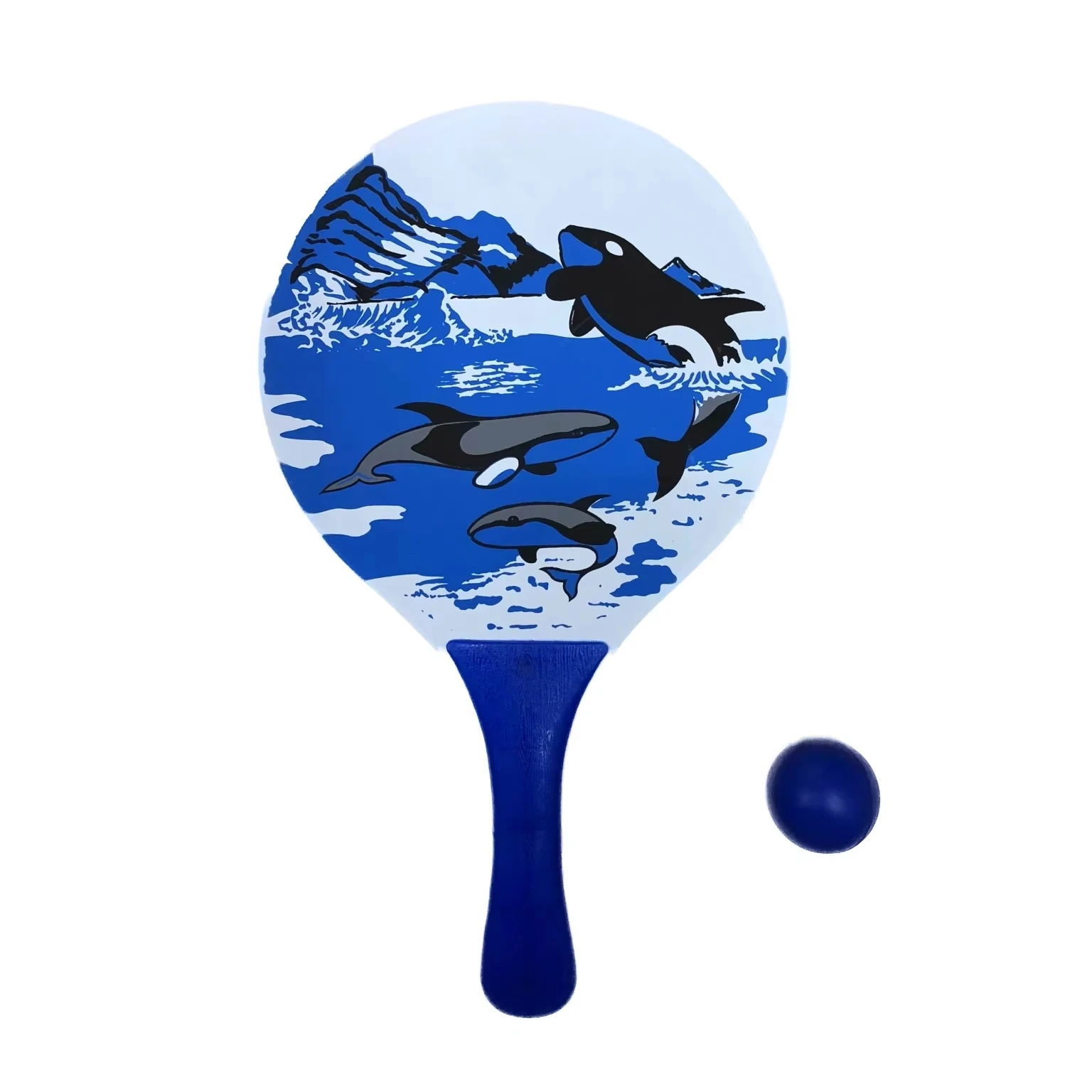 Factory Cheap Wooden Beach Tennis Racket Professional Wooden Beach Paddle Training Outdoor Sports For Kids