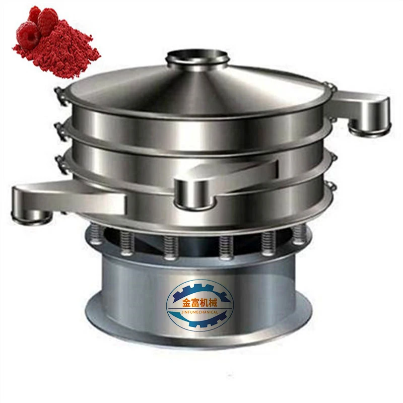 Factory Price Automatic  High Frequency Food Wheat Vibro Siftet Grain Vibrating Screen Sieving Machine