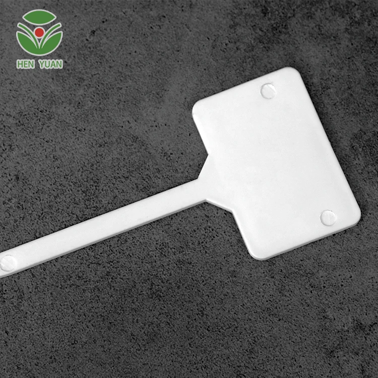 Plastic Garden Plant Pot Markers Stake Tags Yard Nursery Seed Label Garden Work Garden Accessories Support All-season White