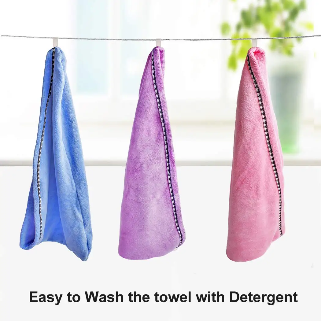 
Super Absorbent Microfiber plopping hair towel for Women 