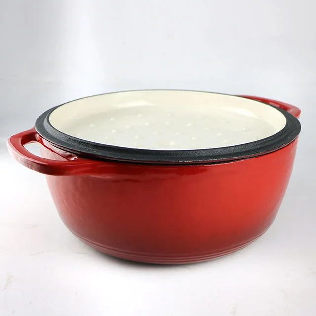 Manufacturers Wholesale Multi-function Stew Enamel Pot Cast Iron Soup Pot Can Be Customized