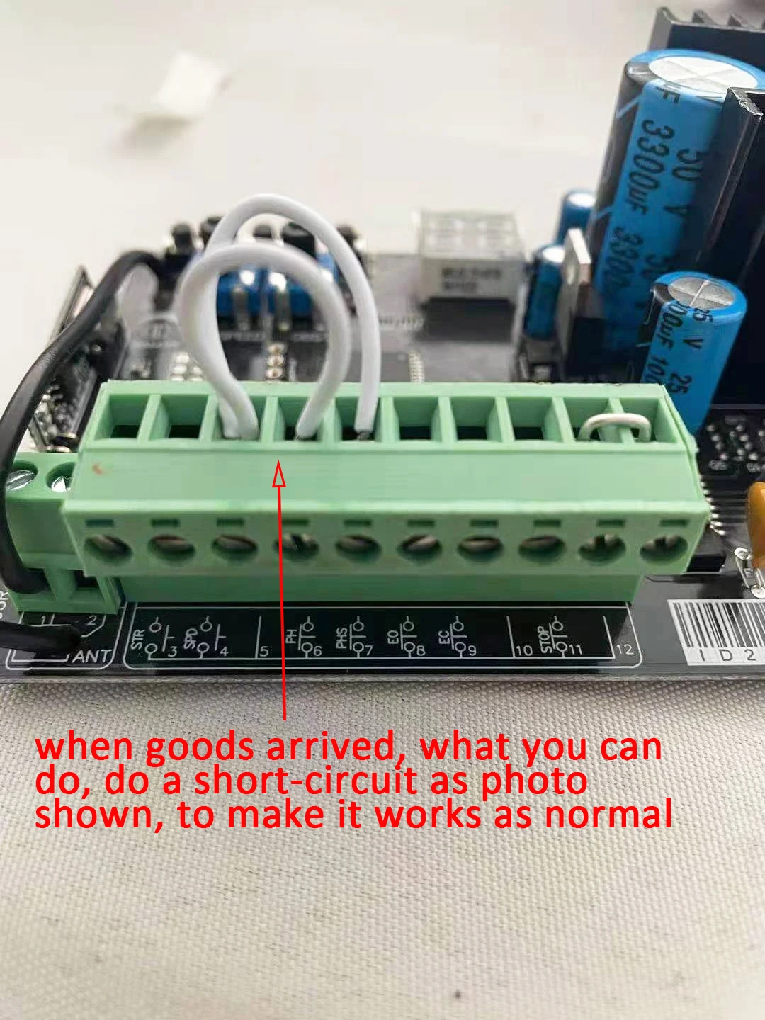 PCB DC 12/24 В пульт дистанционного управления распашные ворота Открыватель ID200 Плата для двигателя постоянного тока