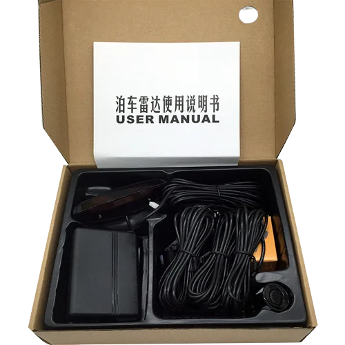Car Auto Parktronic LED Car Parking Sensor With 4 Sensors Reverse Backup Parking Radar Monitor Detector System Backlight Display