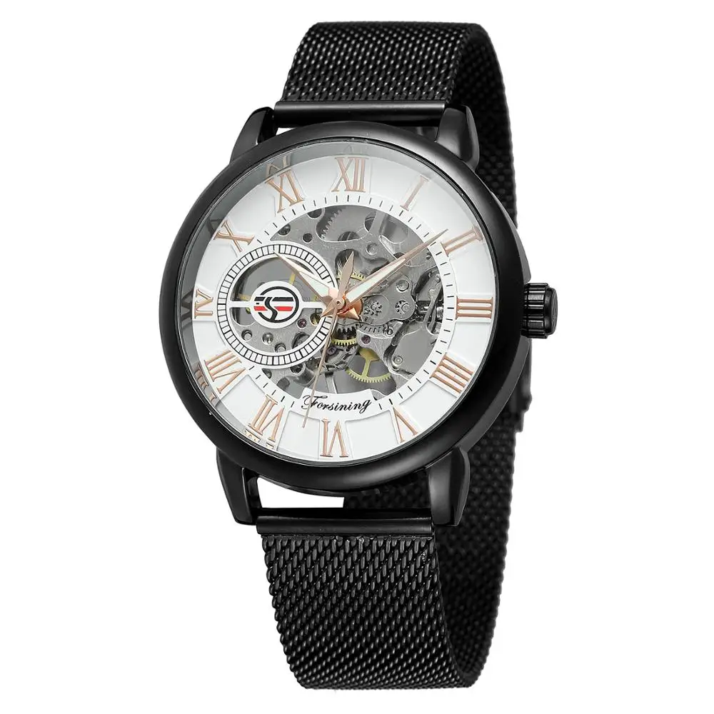 Top Selling FORSINING Classic Cheap Mechanical Skeleton relojes hombre China Manufacture Mens Watches