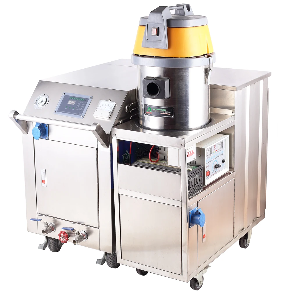 Полностью Мобильная Паровая вакуумная автомойка