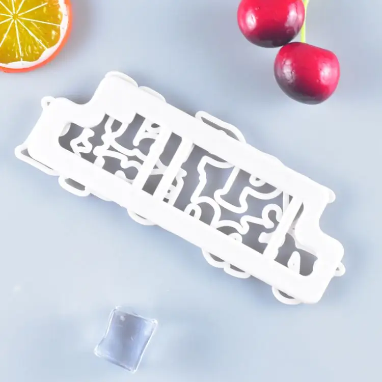 Happy Birthday Letter Shape Cutter Fondant Mould Kitchen Cake Tools Plastic Large Numbers Funny Cookie Cutters