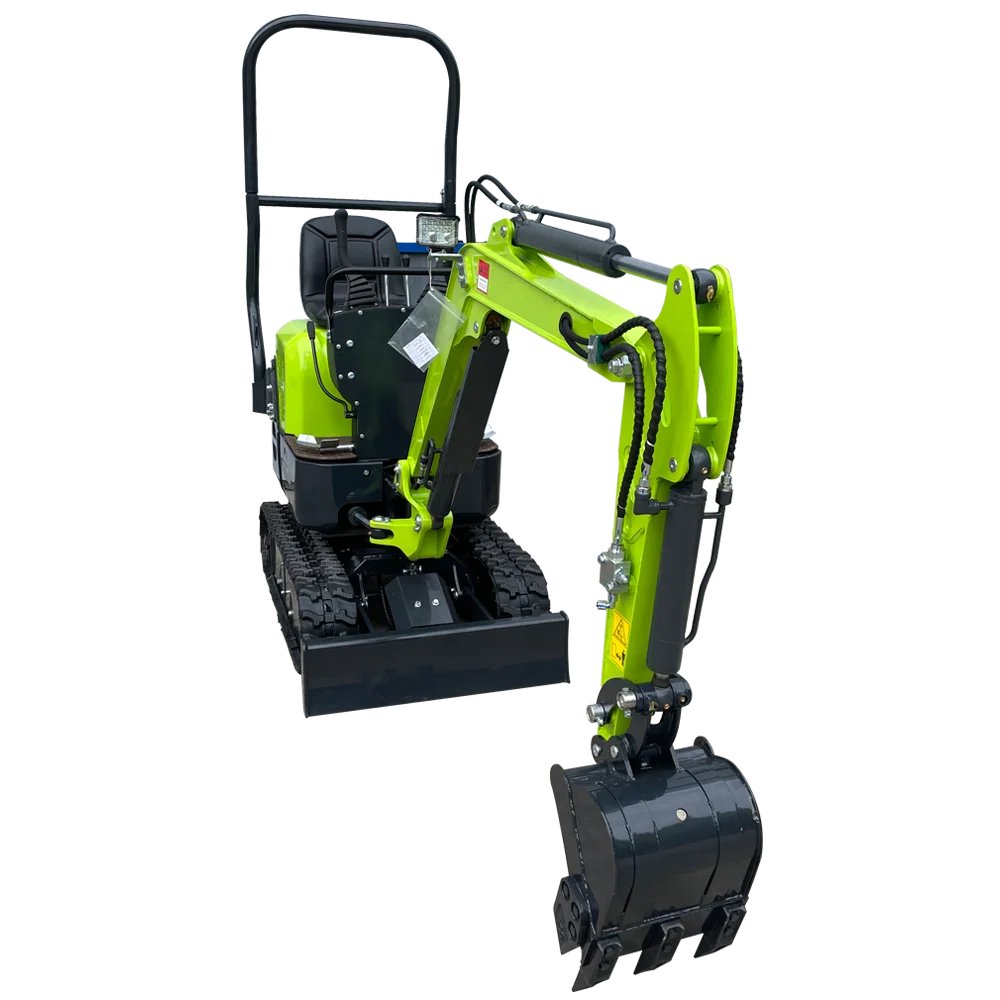 Wallemac 1T diesel engine extremely compact Mini Excavator China factory cheap saftyground construction digger for sale