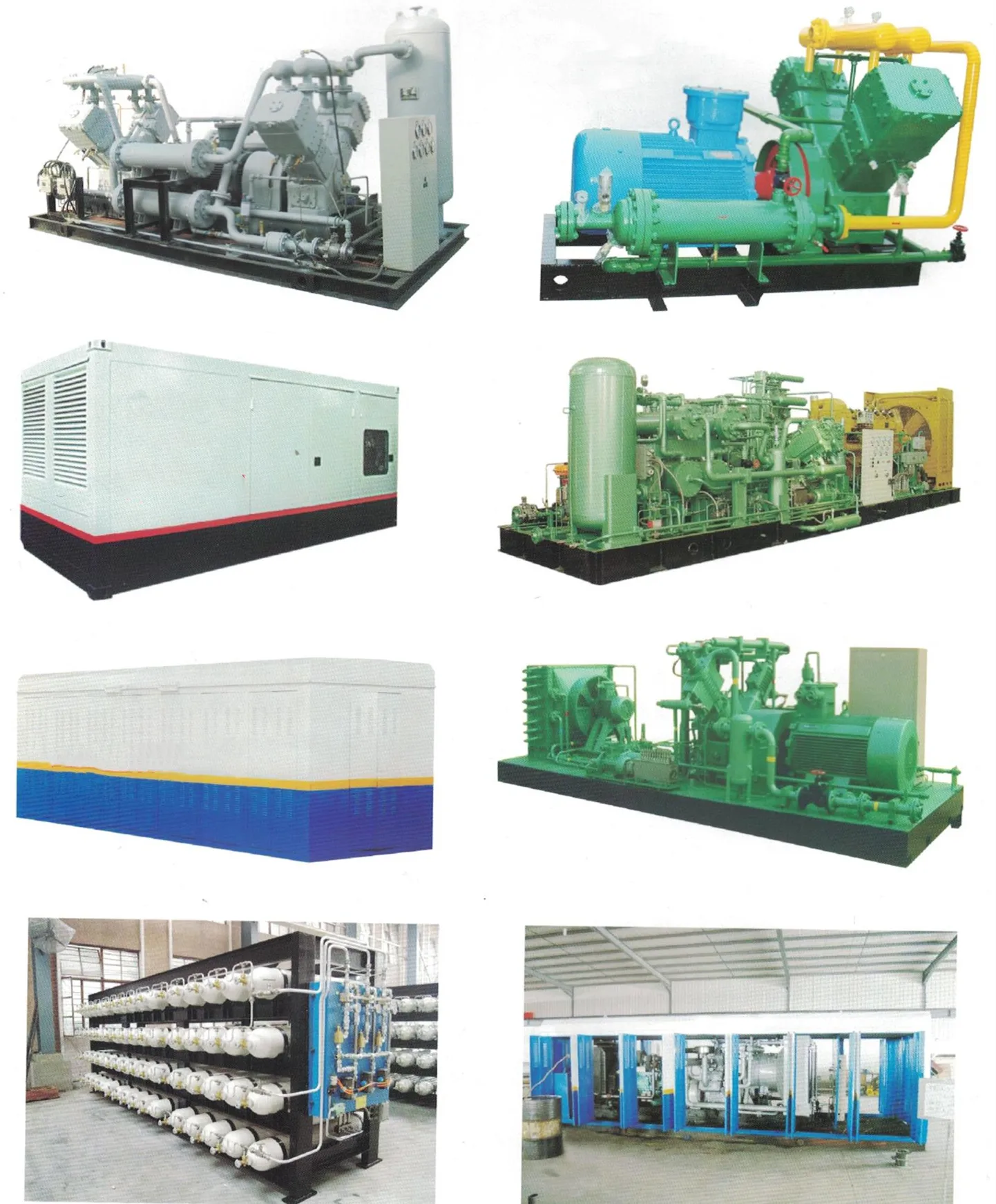 Cheap Price CNG Gas Compressor With 3 Stage Customized 250bar