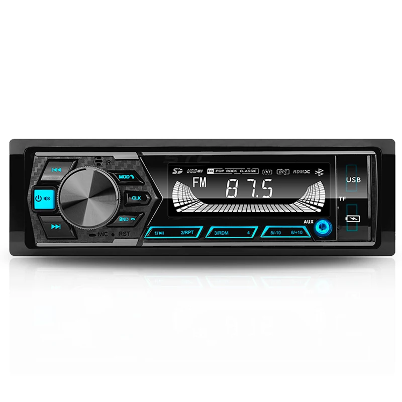 1din автомобильный стерео пульт дистанционного управления цифровой Bt аудио прослушивания музыки 12v Usb/sd/разъём подачи внешнего сигнала aux-радио в автомобиле Mp3 плеер USB/SD Универсальный