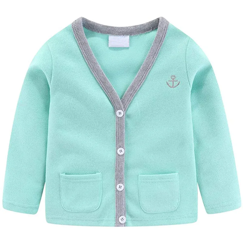 Custom Knit Newborn Knitted Cardigan Baby Sweaters Cotton Soft Multi Color Infant Baby Cardigan