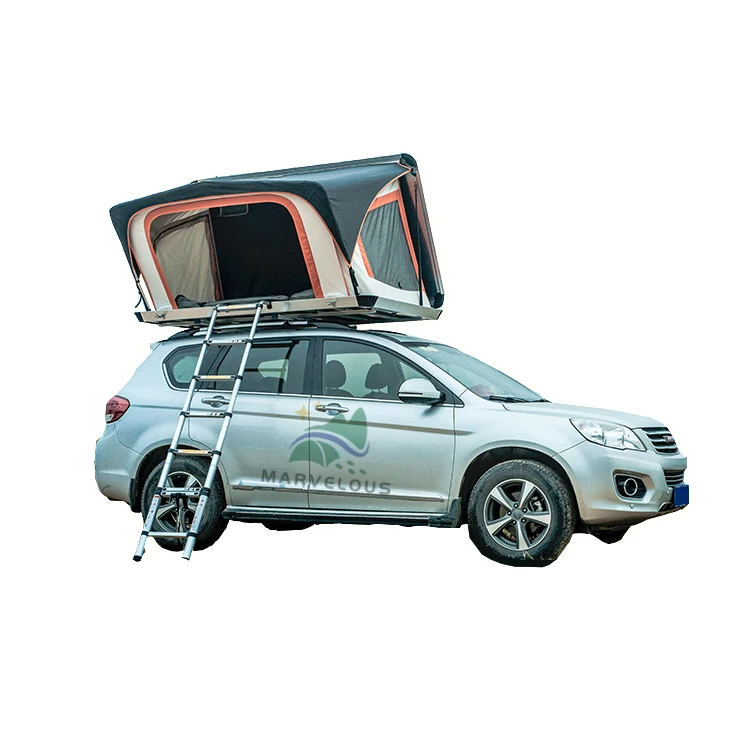 Водонепроницаемая двухслойная палатка на крыше автомобиля