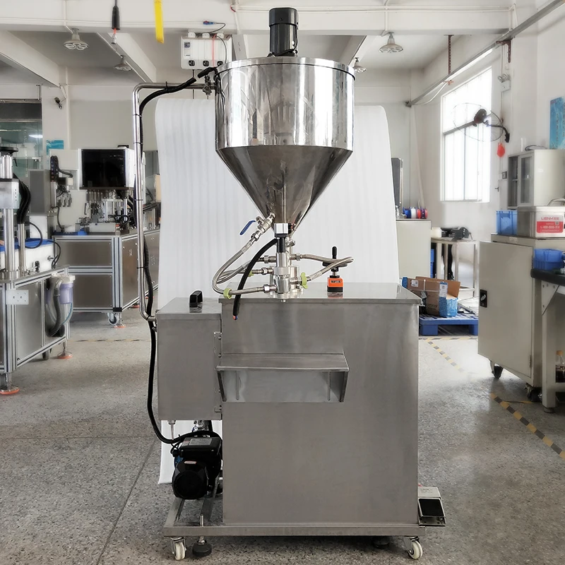 Semi Automatic Depilatory Wax Filler Hand Leg Hair Removing Wax Hot Filling Machine