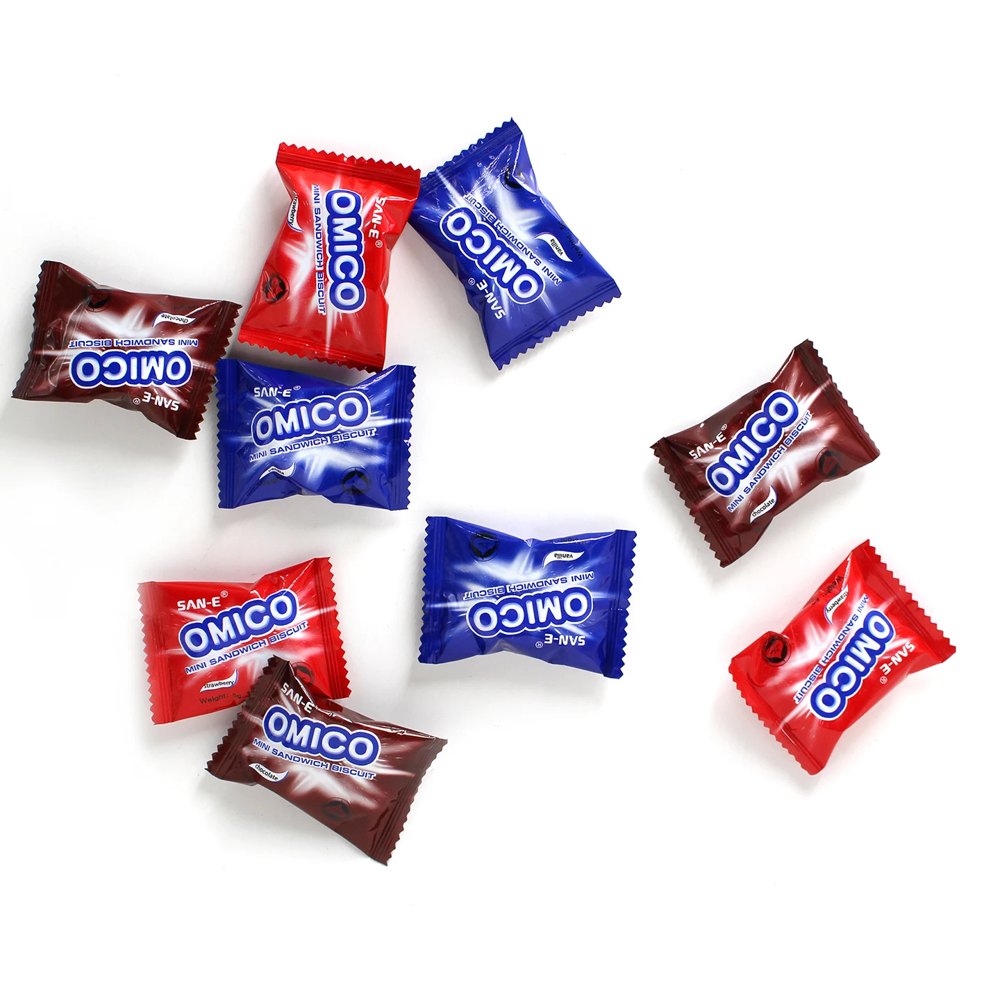 Traditional 400g assorted biscuits strawberry filled cookies Crispy butter cookie maker Factories