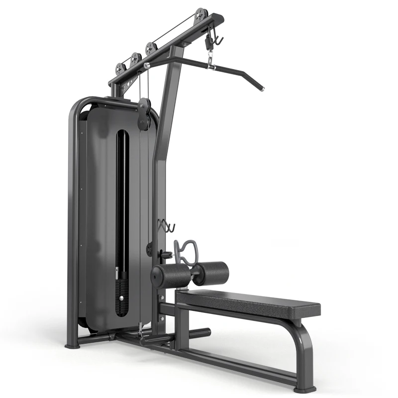 Commercial Gym Fitness Equipment Multi Function Lat Pulldown & Low Row Machine For Bodybuilding