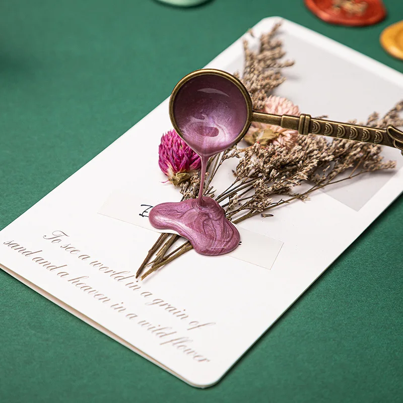 New Retro Customs Wax Seal Stamp Kit for Wedding Invitation