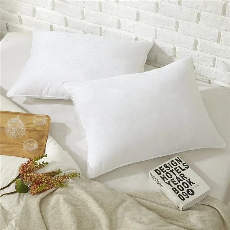 Wholesale Customized Soft Super Comfort Hotel Collection hypoallergenic fiber polyester soft fluffy pillow