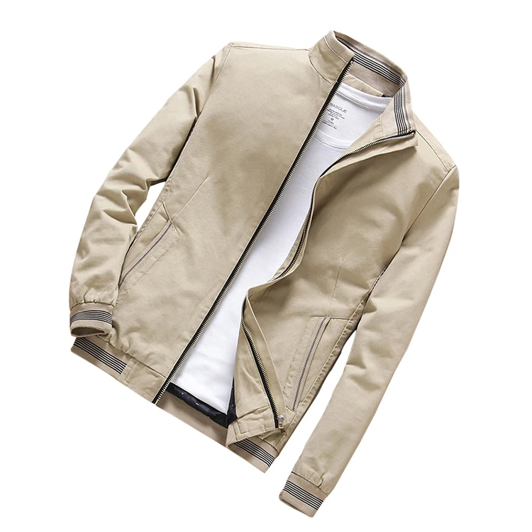 Hot Sale Slim Fit Cotton Bomber Jacket Men Outerwear Clothing Cotton Jackets