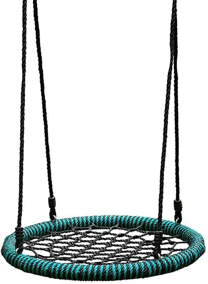 Zoshine Best Selling Patio Round Swing Fly Saucer Tree Swing Chair Spider Web Swing 2 Person