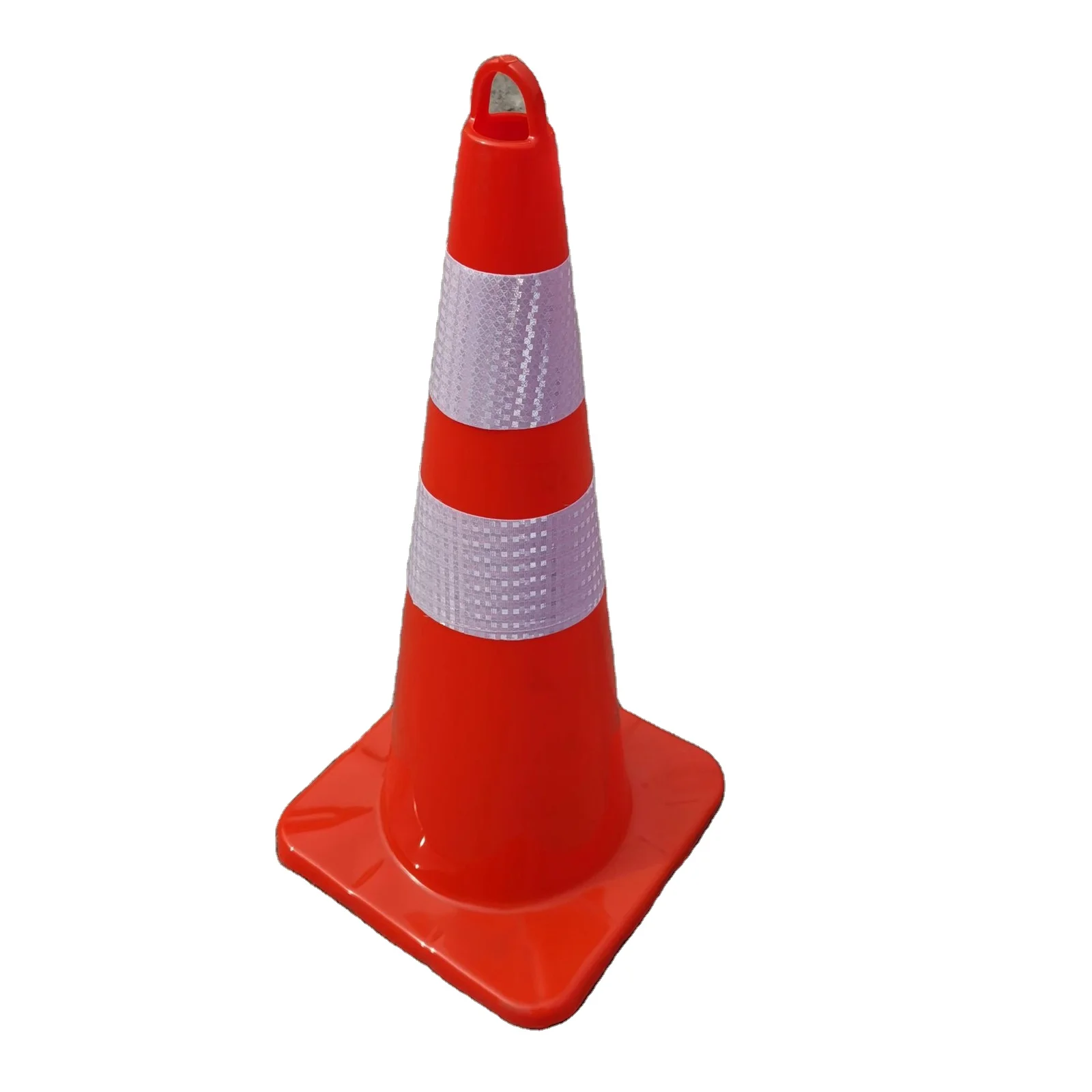 Roadway 70cm 28inch Flexible PVC Traffic Safety Warning  Road Cone
