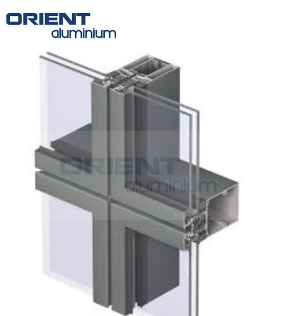 New Arrival Modern High Quality Building Double Skin Facade Glass Wall Aluminum Curtain Wall Exterior Curtain Wall