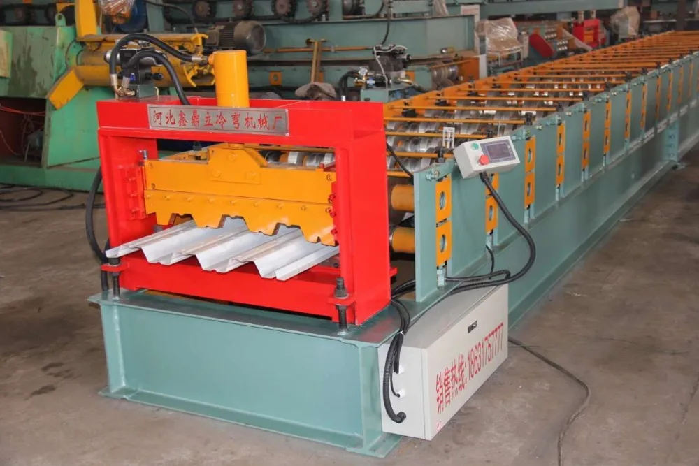 Quality Assurance Metal Deck Making Machine Deck Floor Roll Forming Machine  roofing sheet bending machine