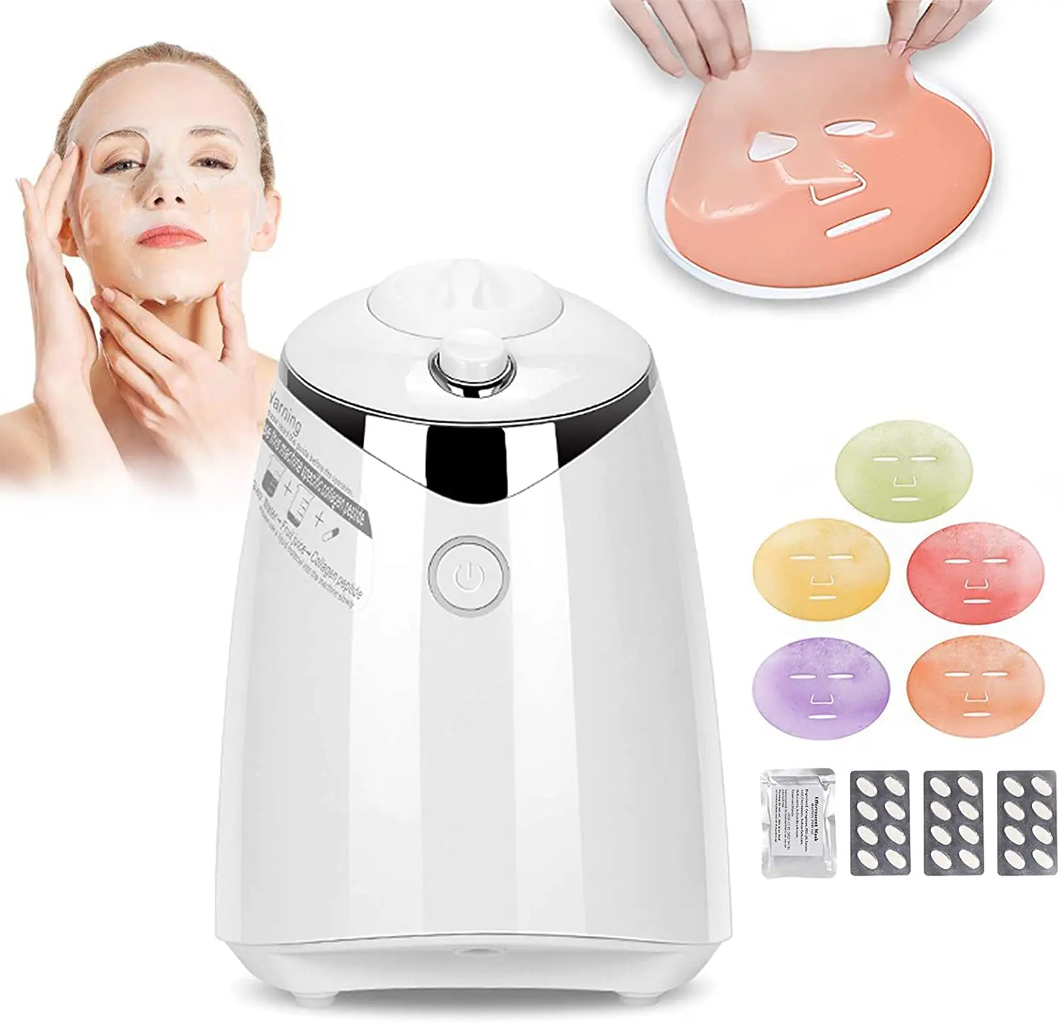 
Beauty Facial SPA Collagen Fruit Vegetable Natural Automatic Mask Maker DIY Face Mask Making Machine 