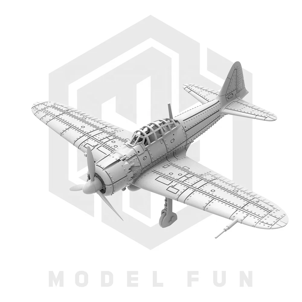 1/700 MIitsubishi A6M2b 3D PRINTED MODEL NAVY WEAPON MODEL RESIN MODEL MFP70008