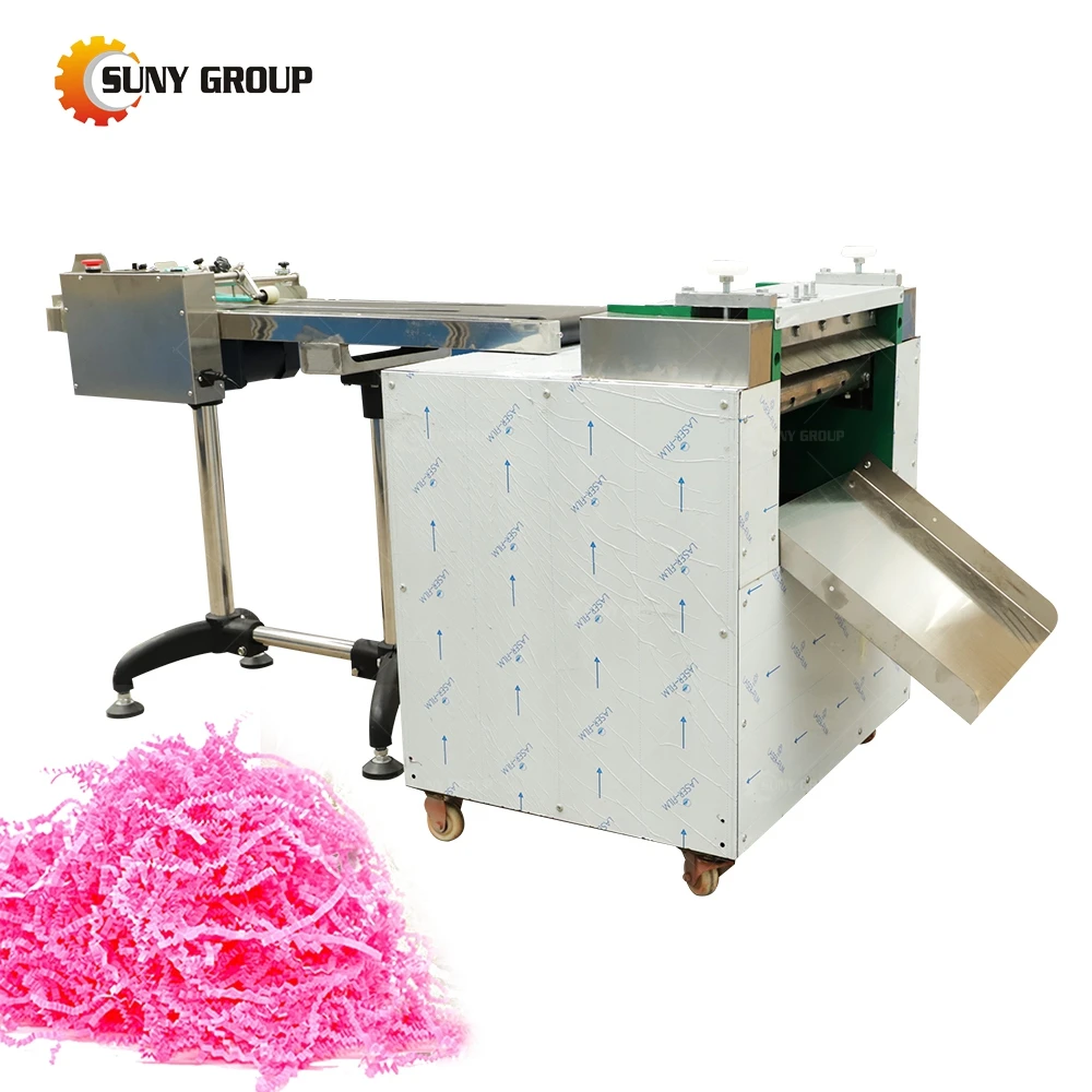 Two Function Wrinkle Paper Cutting Machine For Making Paper Strips
