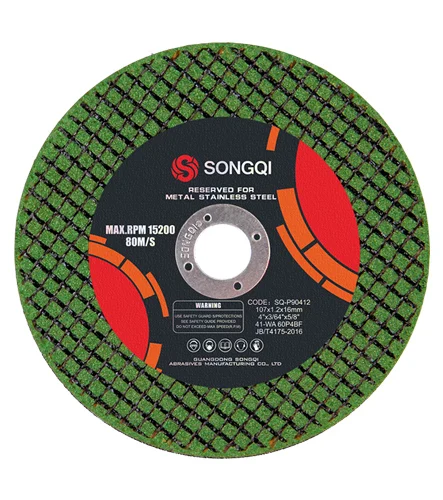 SONGQI 4 inch 107*1.2*16mm cutting wheel Abrasive Cutting Disc for metal and