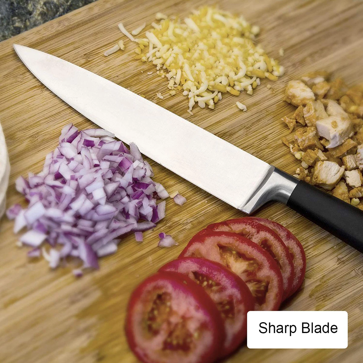 2023 Stainless Steel Knife Sets Sustainable Color Box Any Color Can Be Available 15 Pieces Kitchen Knife Set With Block Wooden