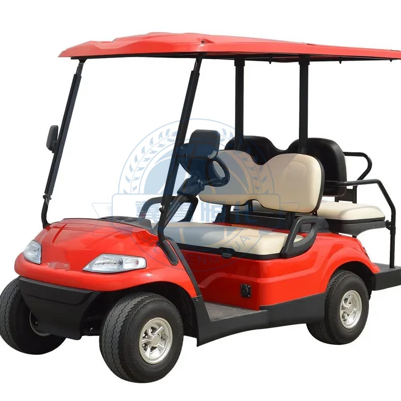 New Style Electric Golf Cart with Low Chassis 48V Battery 5KW Motor Aluminium Frame EEC/DOT Certified Buggy Car