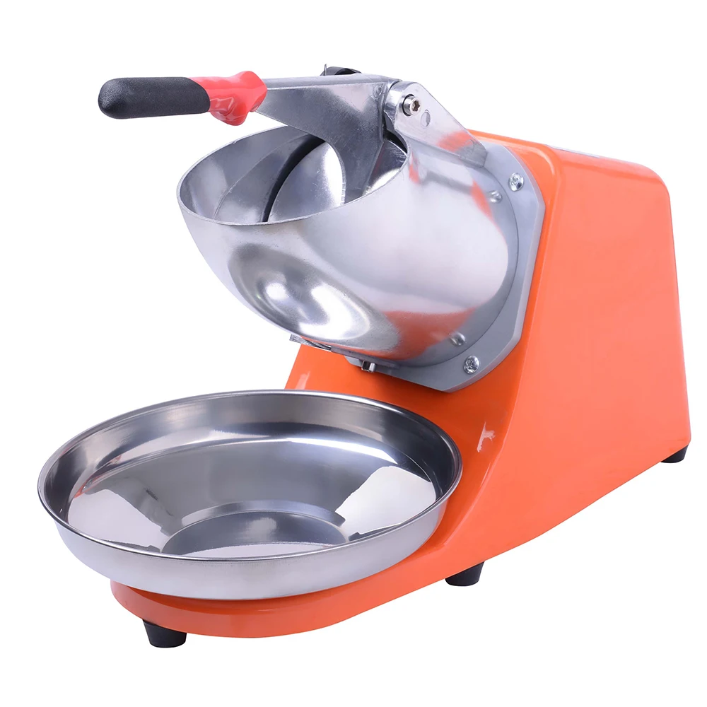 Ice Crushing Machine Snow Cone Maker Durable Commercial Plastic Ice Crusher High Quality Commercial Small Shaving Ice Machine